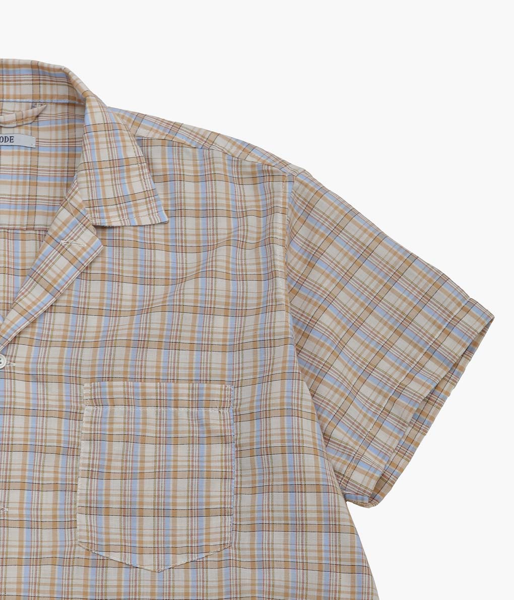 BODE ''SKY STRIPE PLAID SHIRT '' (MULTI)