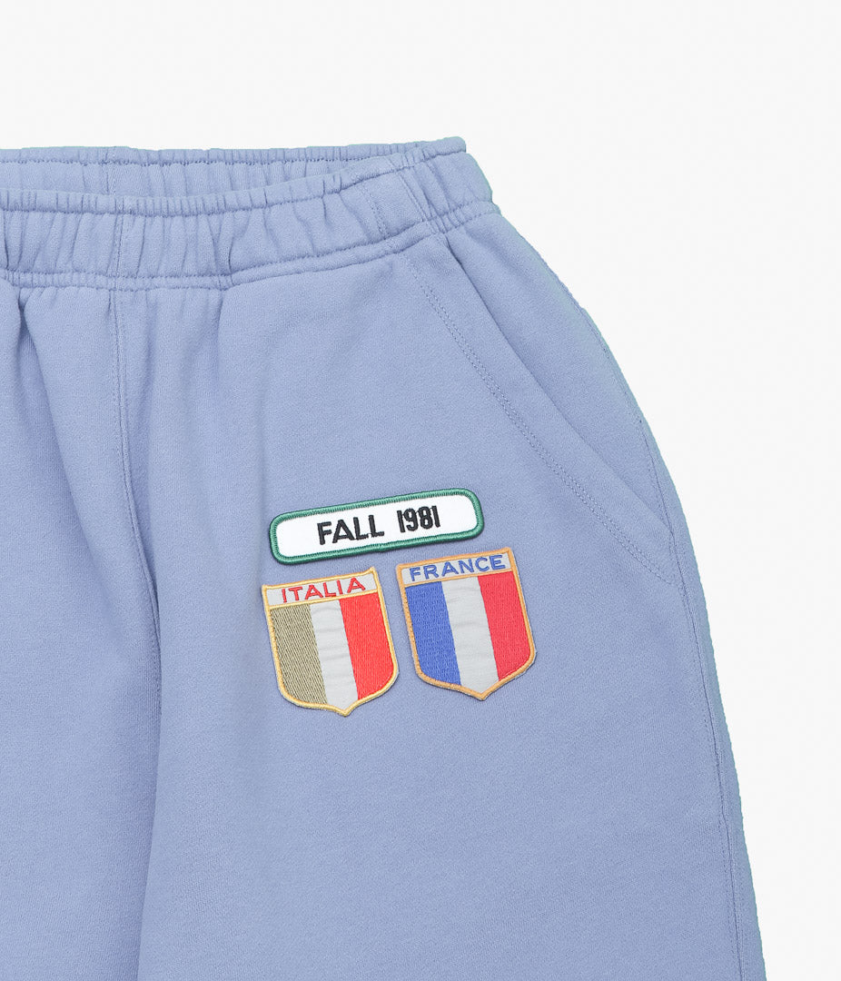 BODE ''WARMUP PATCH JOGGERS'' (BLUE GRAY)