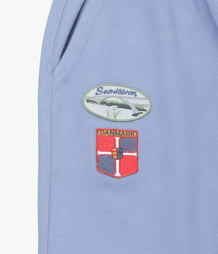 BODE ''WARMUP PATCH JOGGERS'' (BLUE GRAY)
