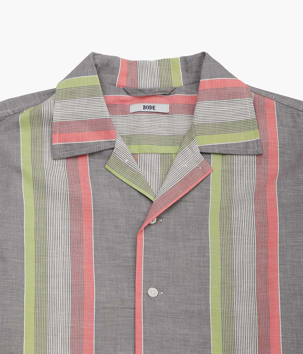 BODE ''WATERMELON STRIPE LS SHIRT'' (MULTI)