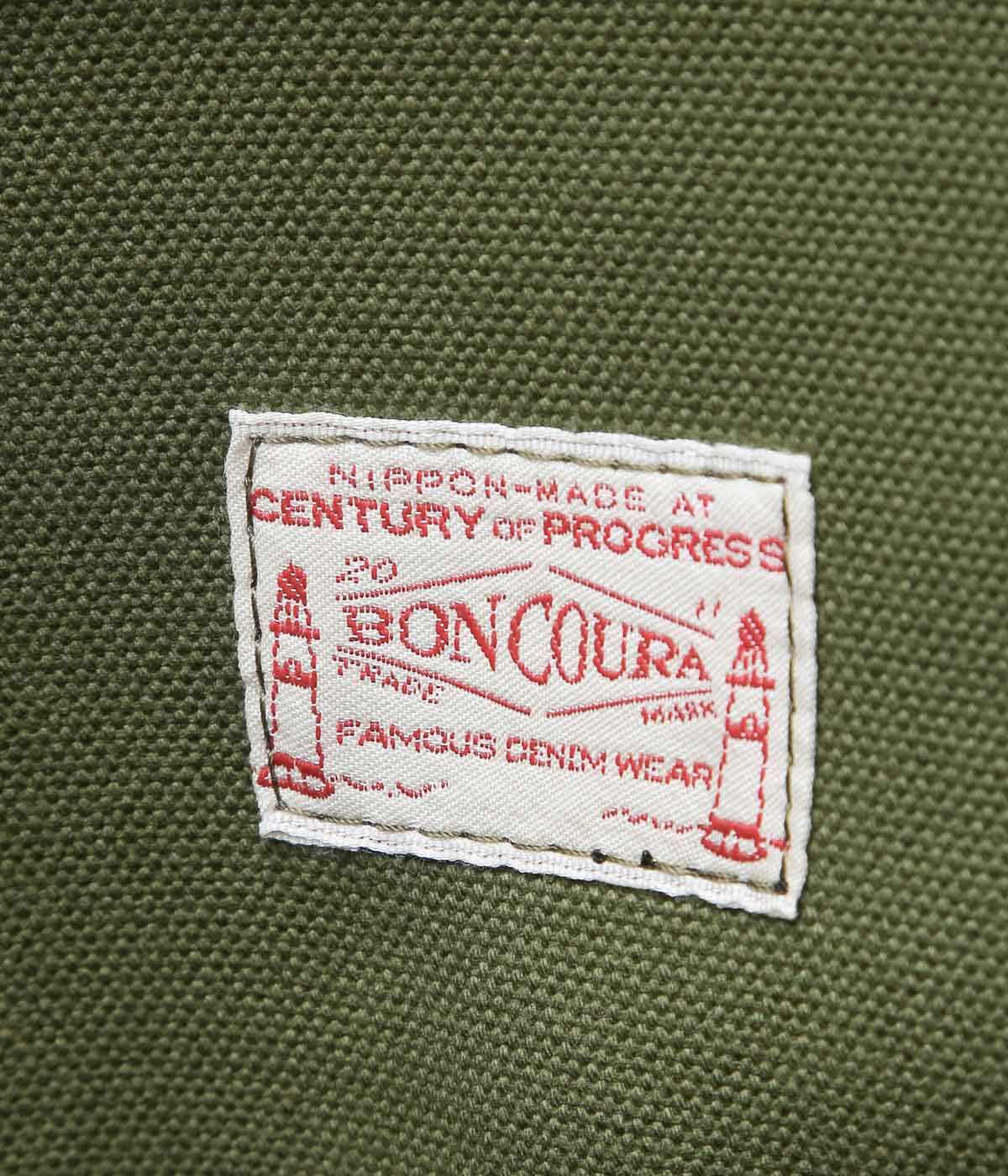 BONCOURA "BOAT TOTE ARMY" (OLIVE DUCK x PARAFFIN BROWN DUCK)