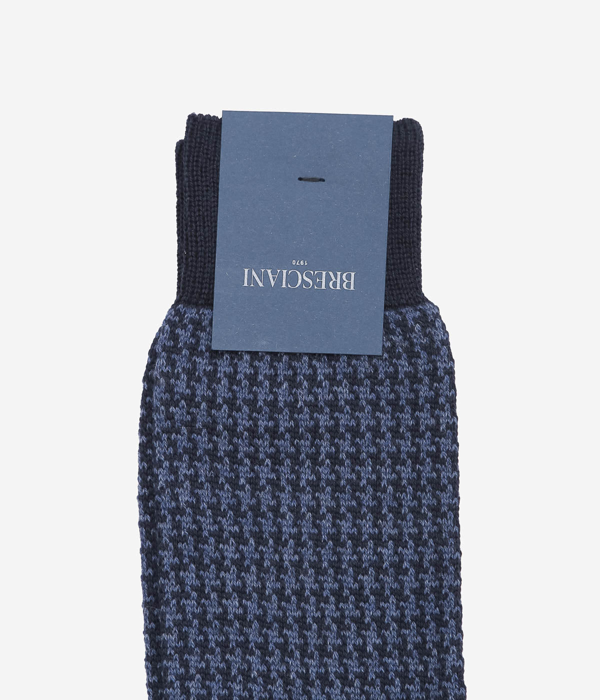 BRESCIANI ''HOUNDSTOOTH'' (NAVY X BLACK)