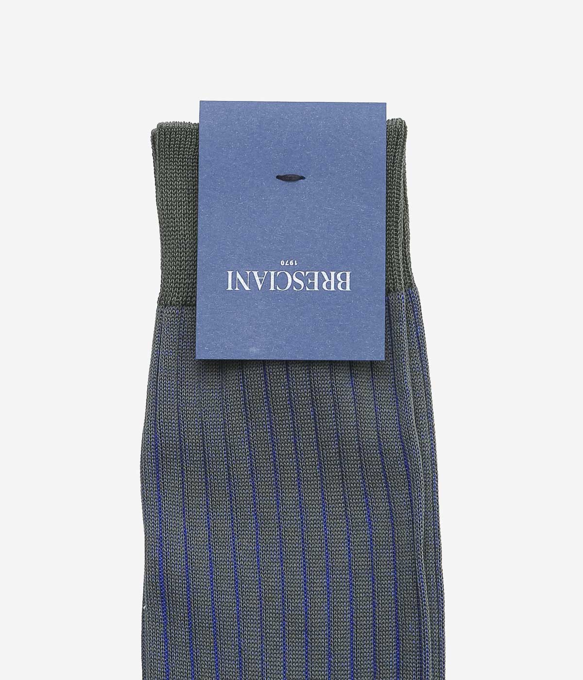 BRESCIANI ''STRIPE'' (GREY X BLUE)