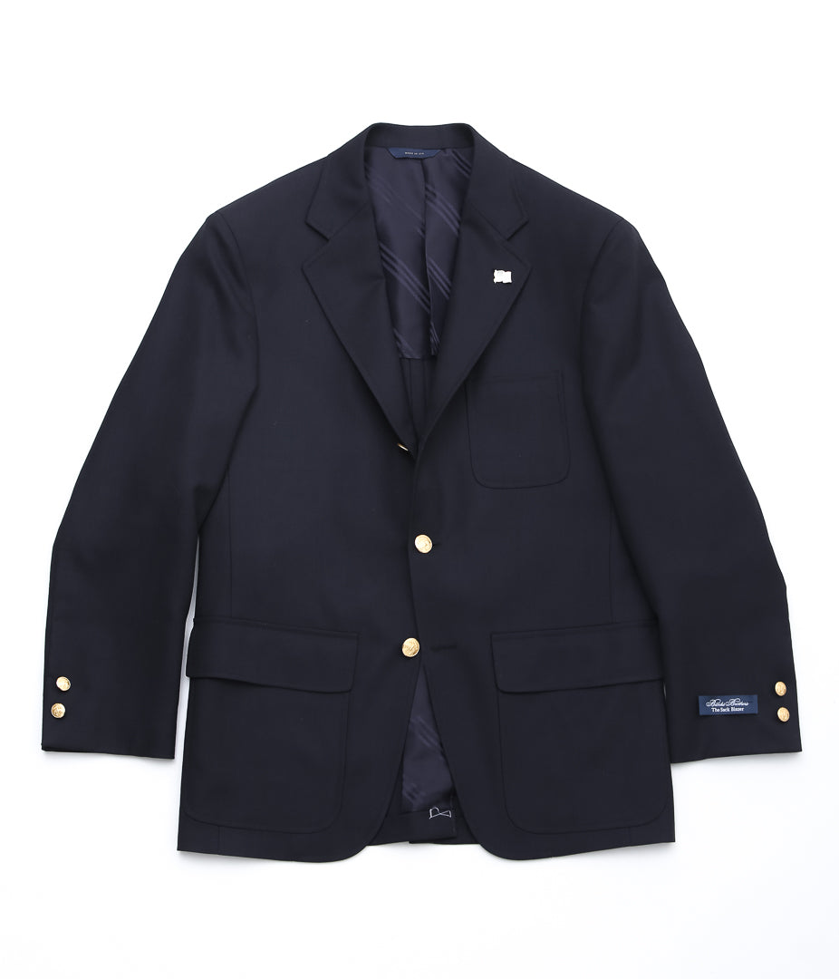 BROOKS BROTHERS ''BLZ 1818 3B HOOK PPKT HL USA TRAD ''(NAVY)