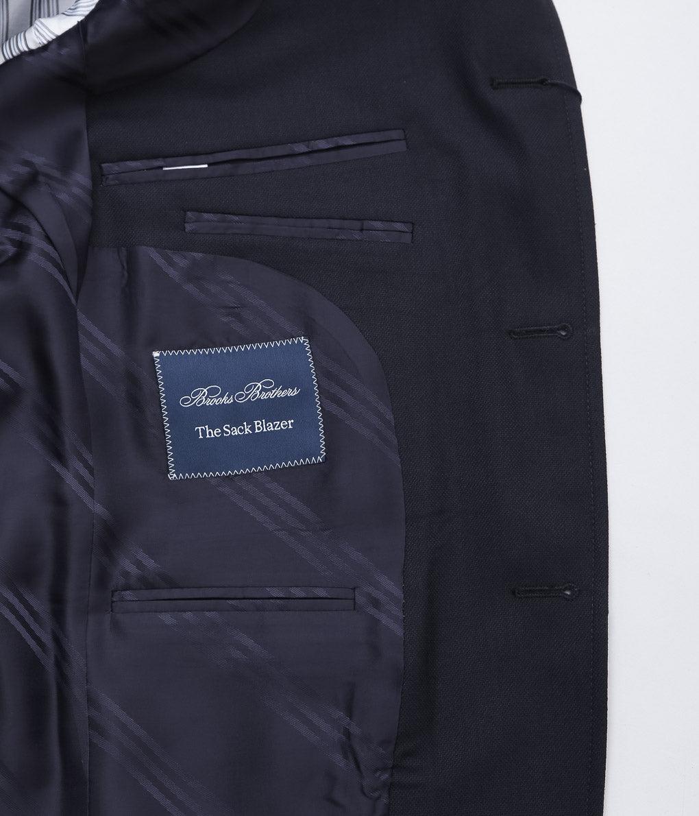 BROOKS BROTHERS ''BLZ 1818 3B HOOK PPKT HL USA TRAD ''(NAVY)