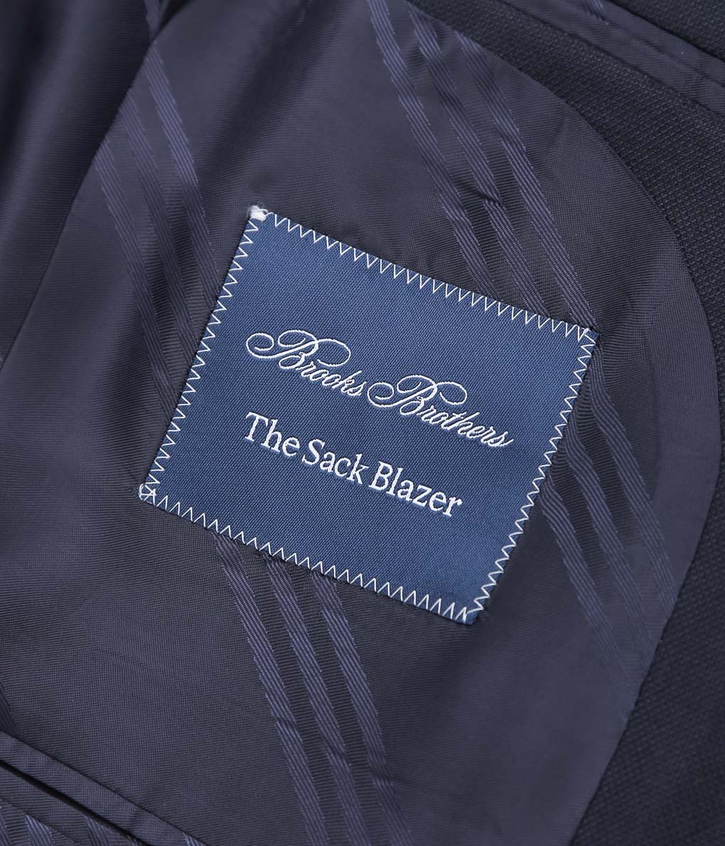 BROOKS BROTHERS ''BLZ 1818 3B HOOK PPKT HL USA TRAD ''(NAVY)