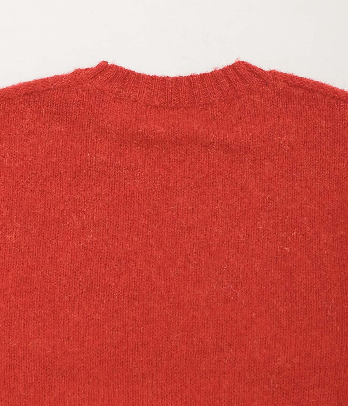 BROOKS BROTHERS ''BRUSHED WOOL CREW NECK SWEATER'' (BRANDY)