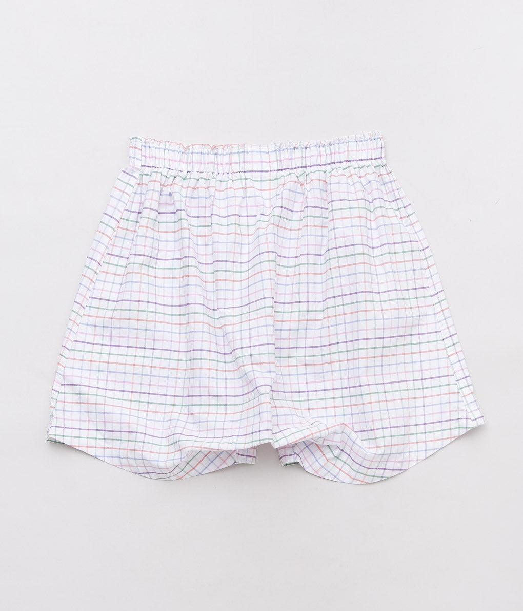 BROOKS BROTHERS ''BXR CTN OXF TATTERSALL'' (WHITE)