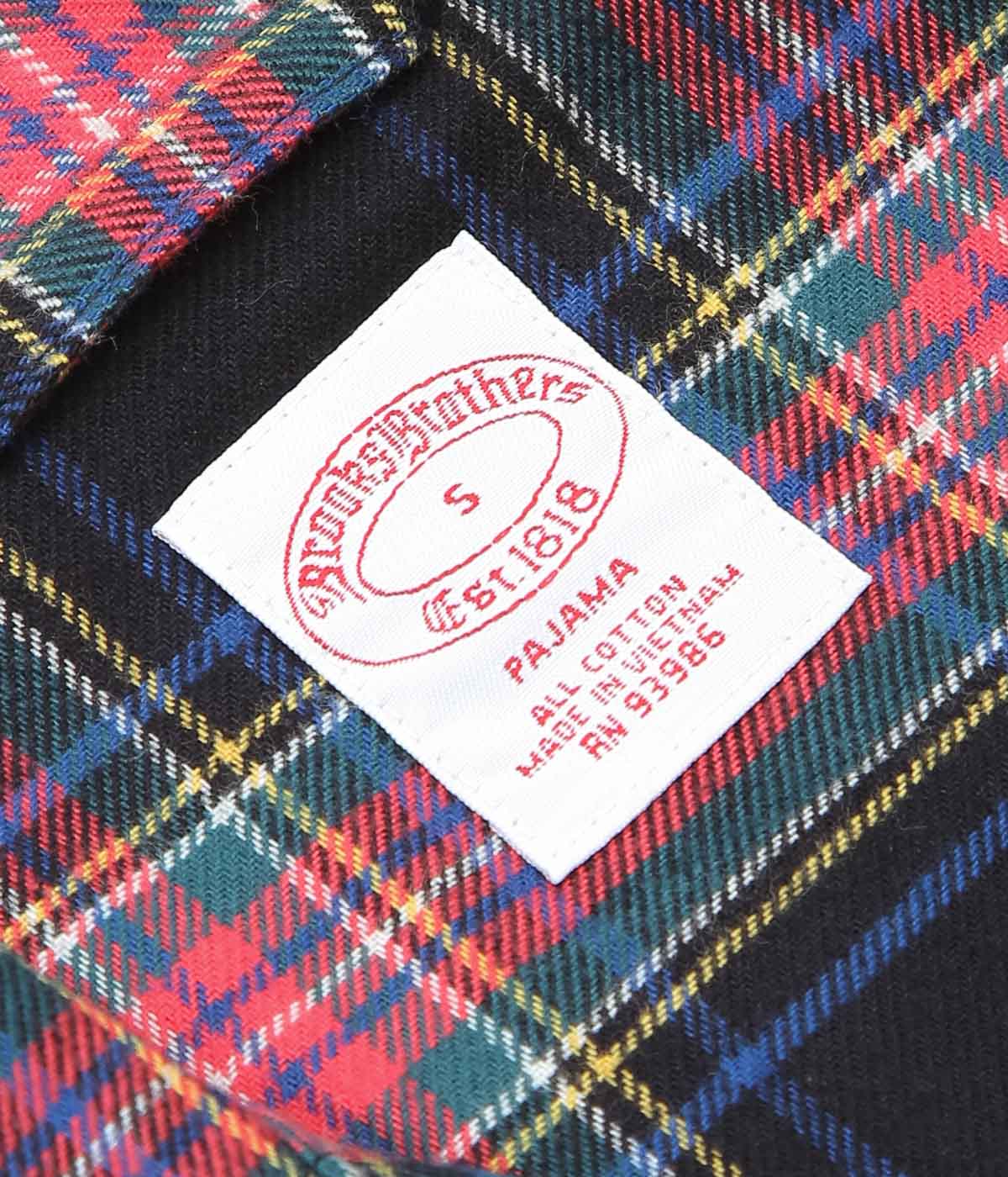 BROOKS BROTHERS ''COTTON FLANNEL PAJAMA'' (BLACKSTEWART)