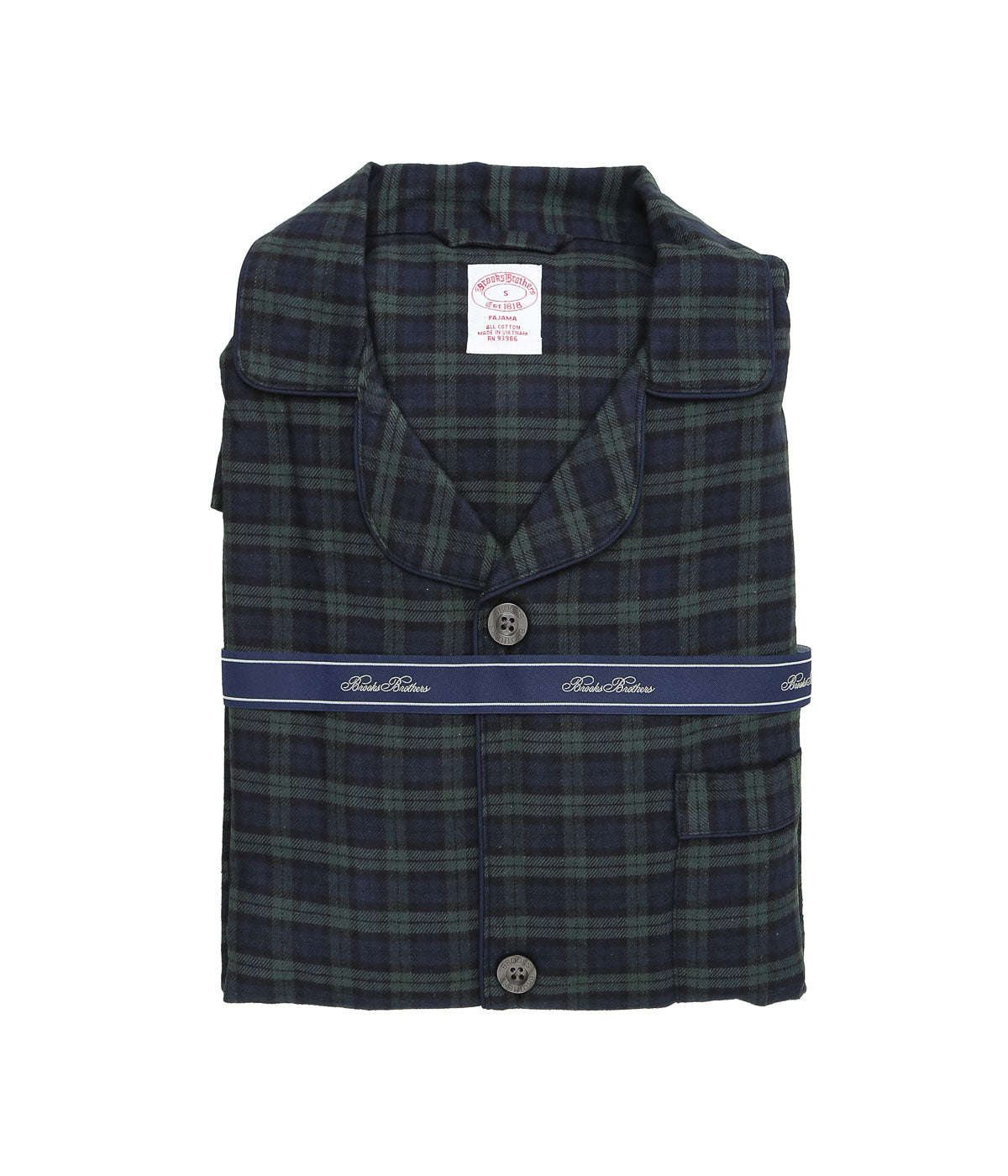 BROOKS BROTHERS ''COTTON FLANNEL PAJAMA'' (BLACKWATCH)