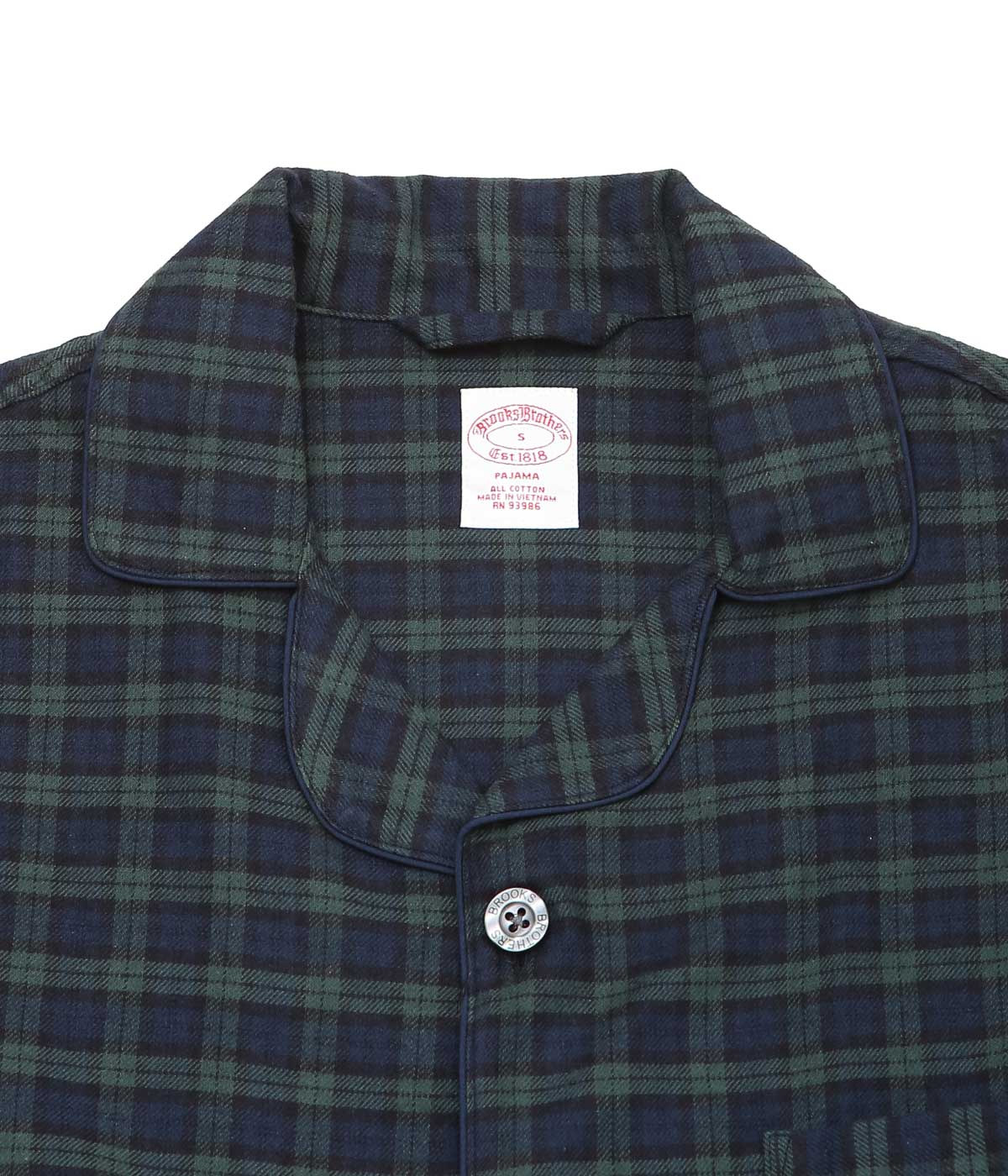 BROOKS BROTHERS ''COTTON FLANNEL PAJAMA'' (BLACKWATCH)