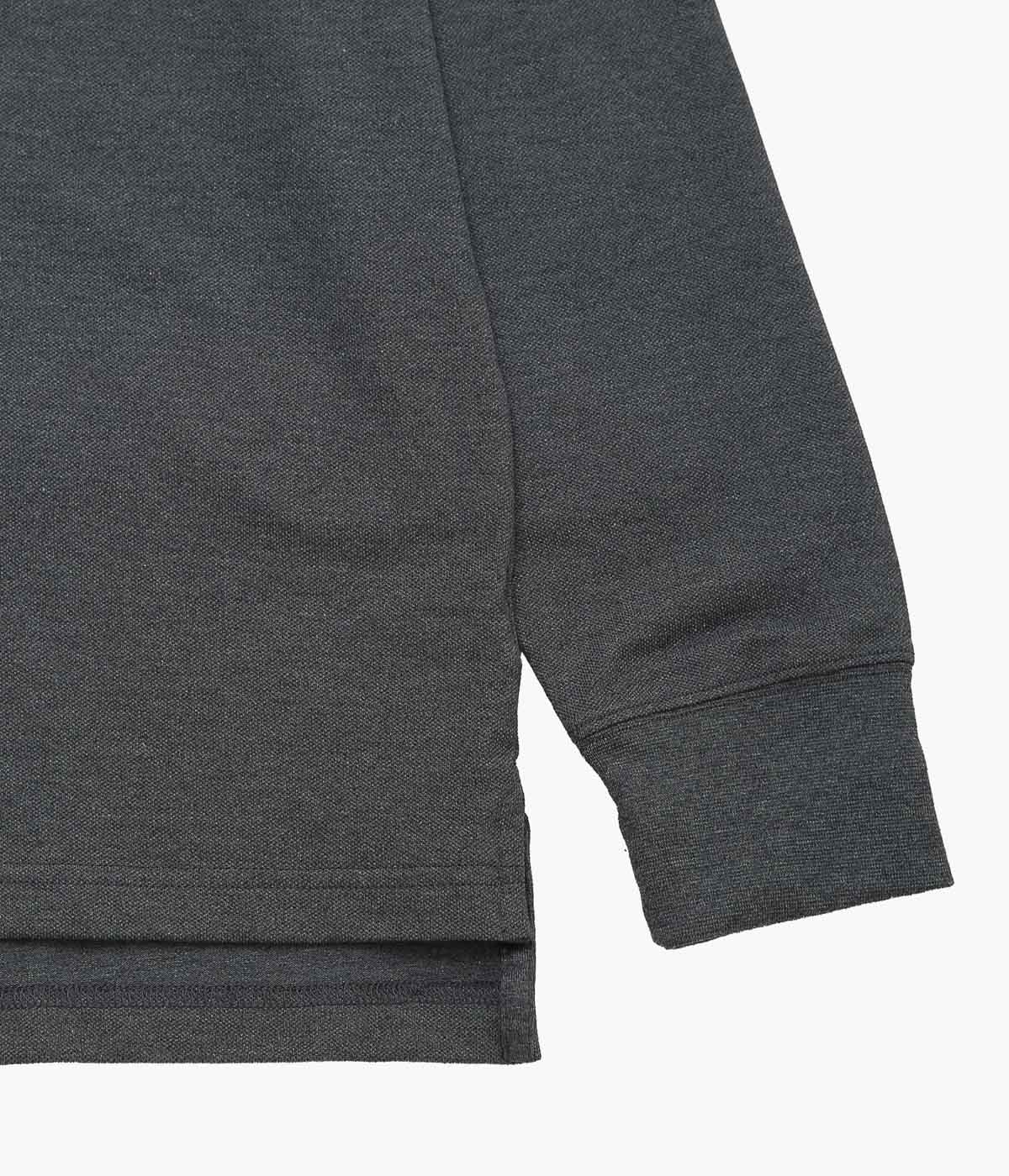 BROOKS BROTHERS ``GF POLO L/S'' (CHARCOAL)