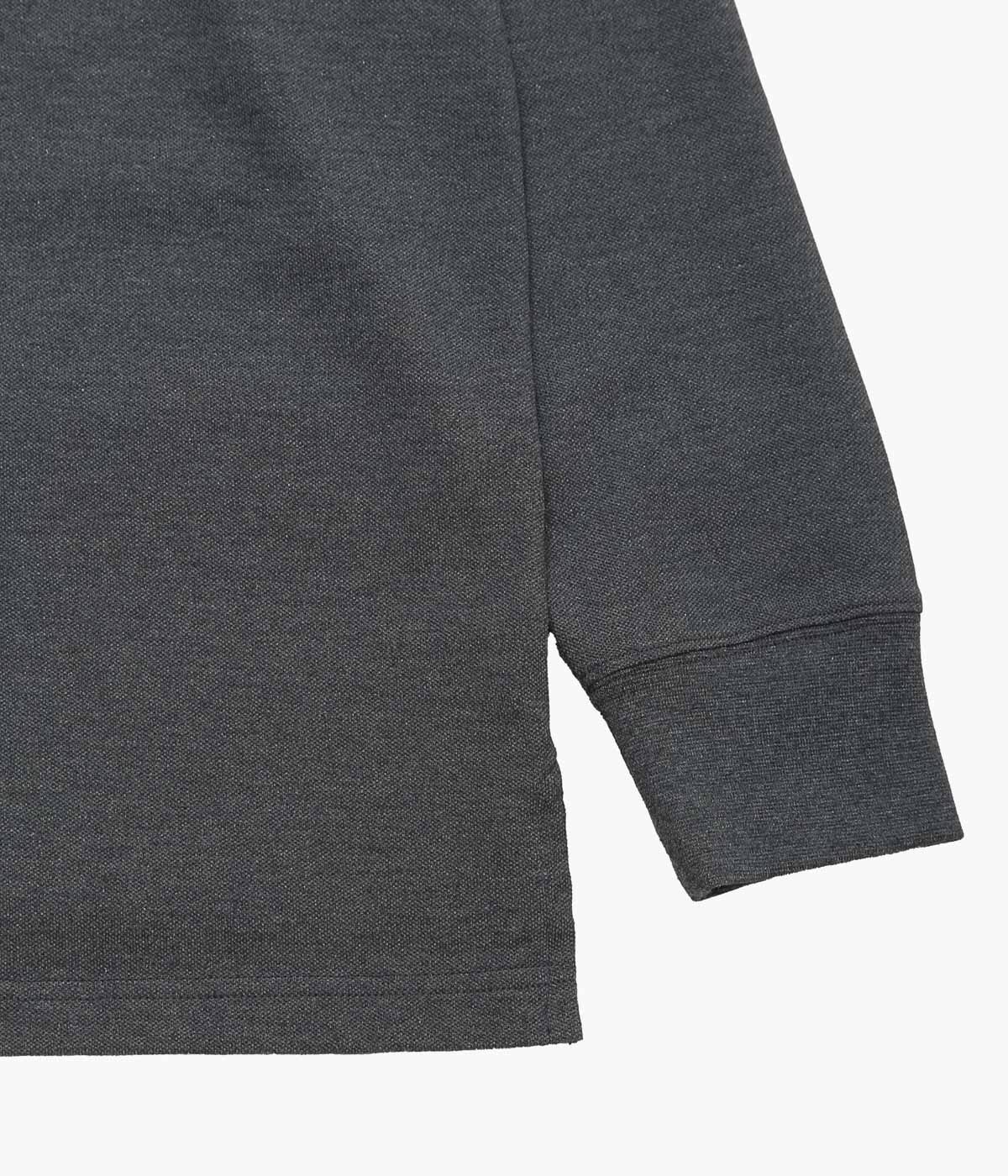BROOKS BROTHERS ``GF POLO L/S'' (CHARCOAL)