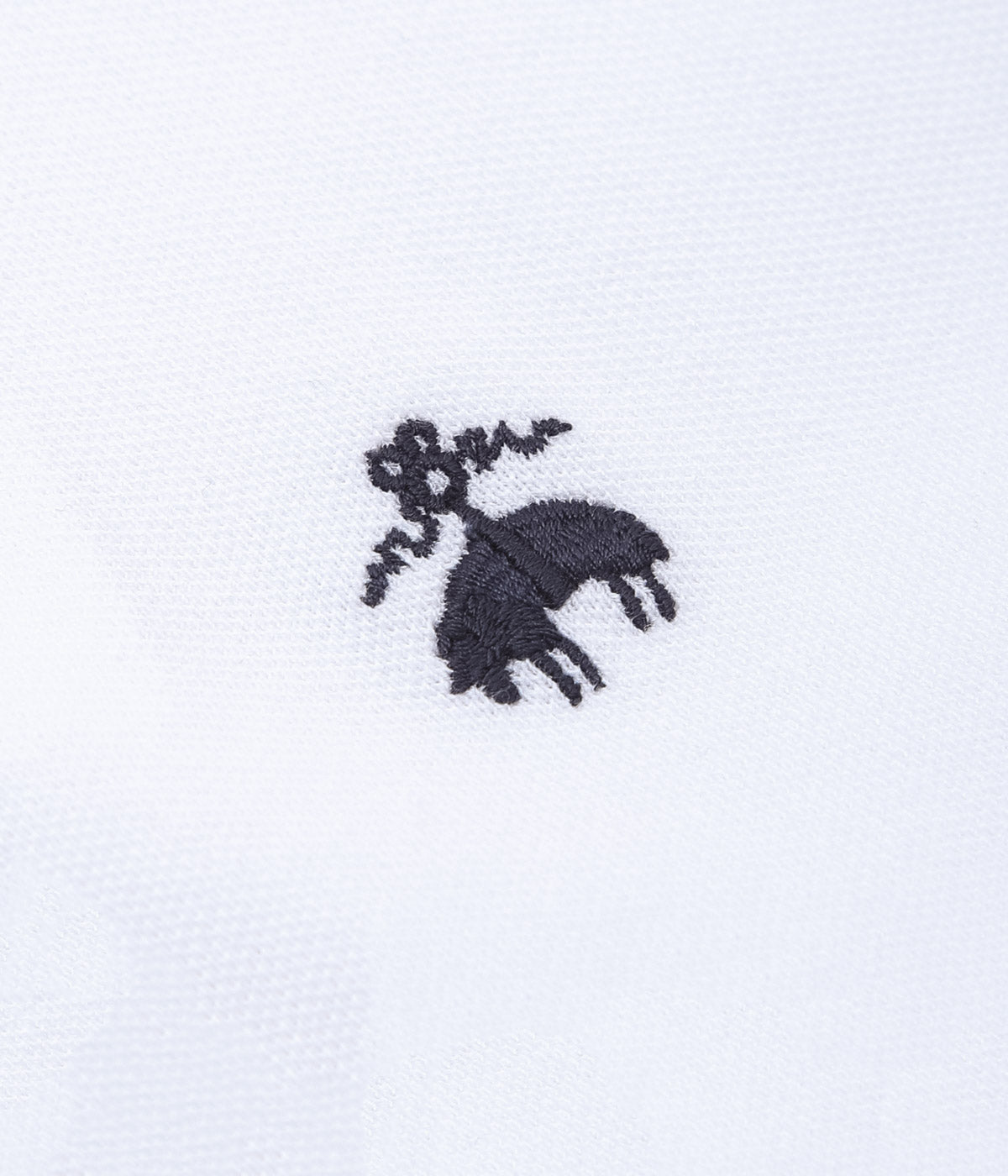 BROOKS BROTHERS ``GF POLO L/S'' (WHITE)