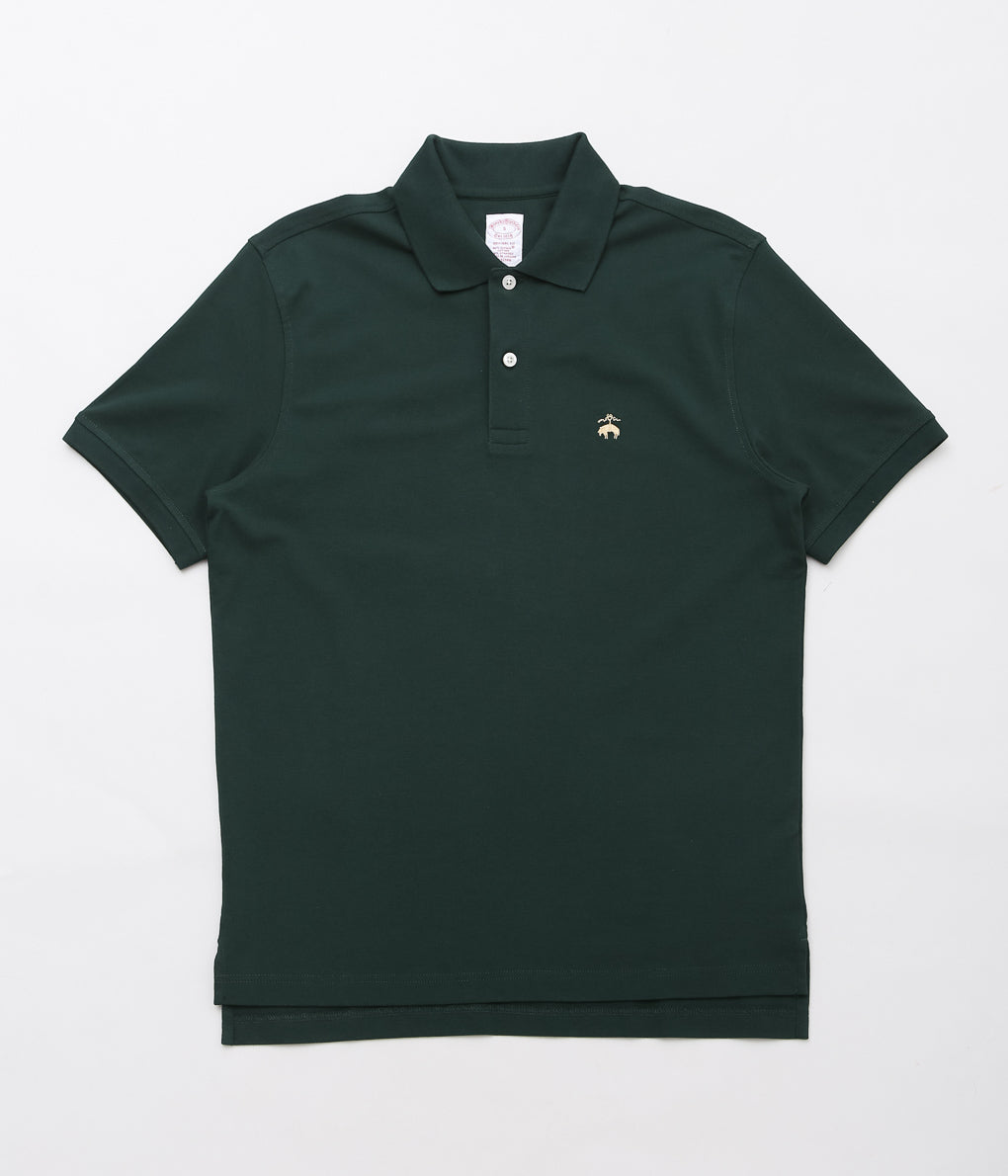 BROOKS BROTHERS ''KNT SS SUPIMA STRETCH POLO ORG''(DARK GREEN)