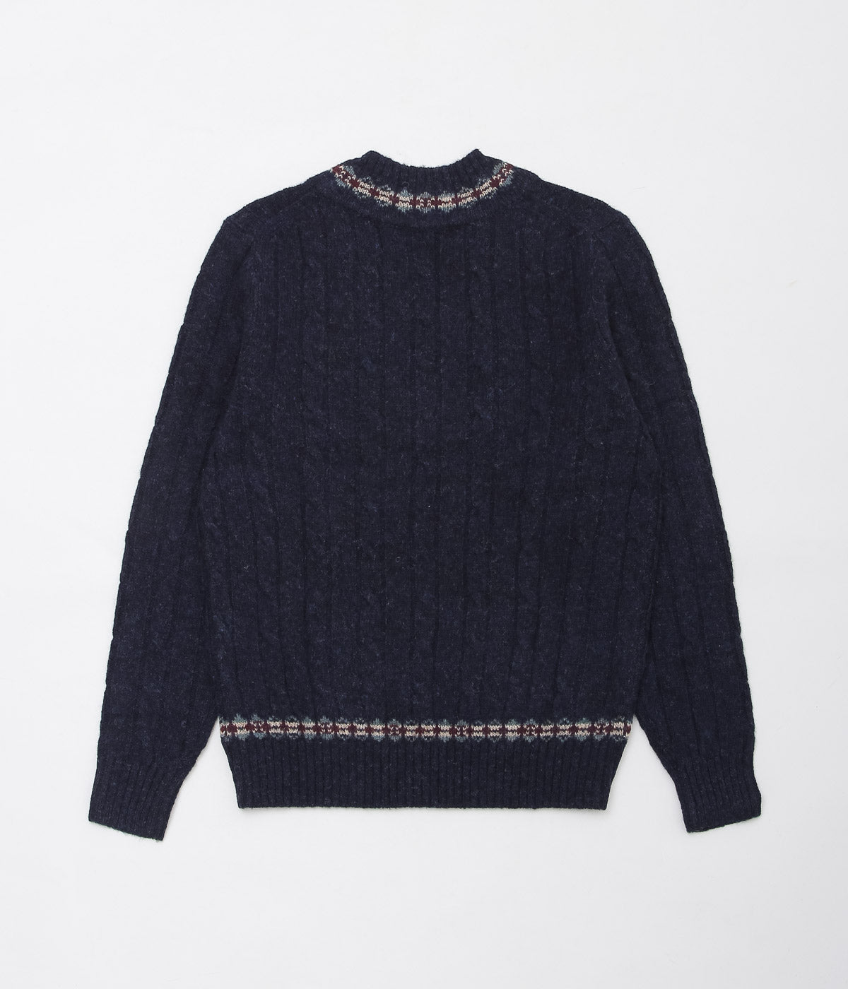 BROOKS BROTHERS ''V NECK TENNIS SWEATER'' (NAVY HTR)