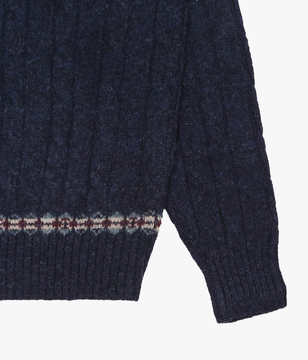 BROOKS BROTHERS ''V NECK TENNIS SWEATER'' (NAVY HTR)