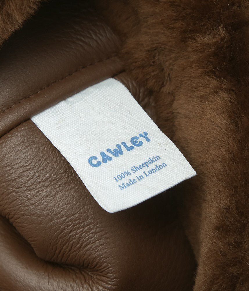 CAWLEY ''STRAIGHT HAIR HIGH PEAK HAT'' (PECAN)