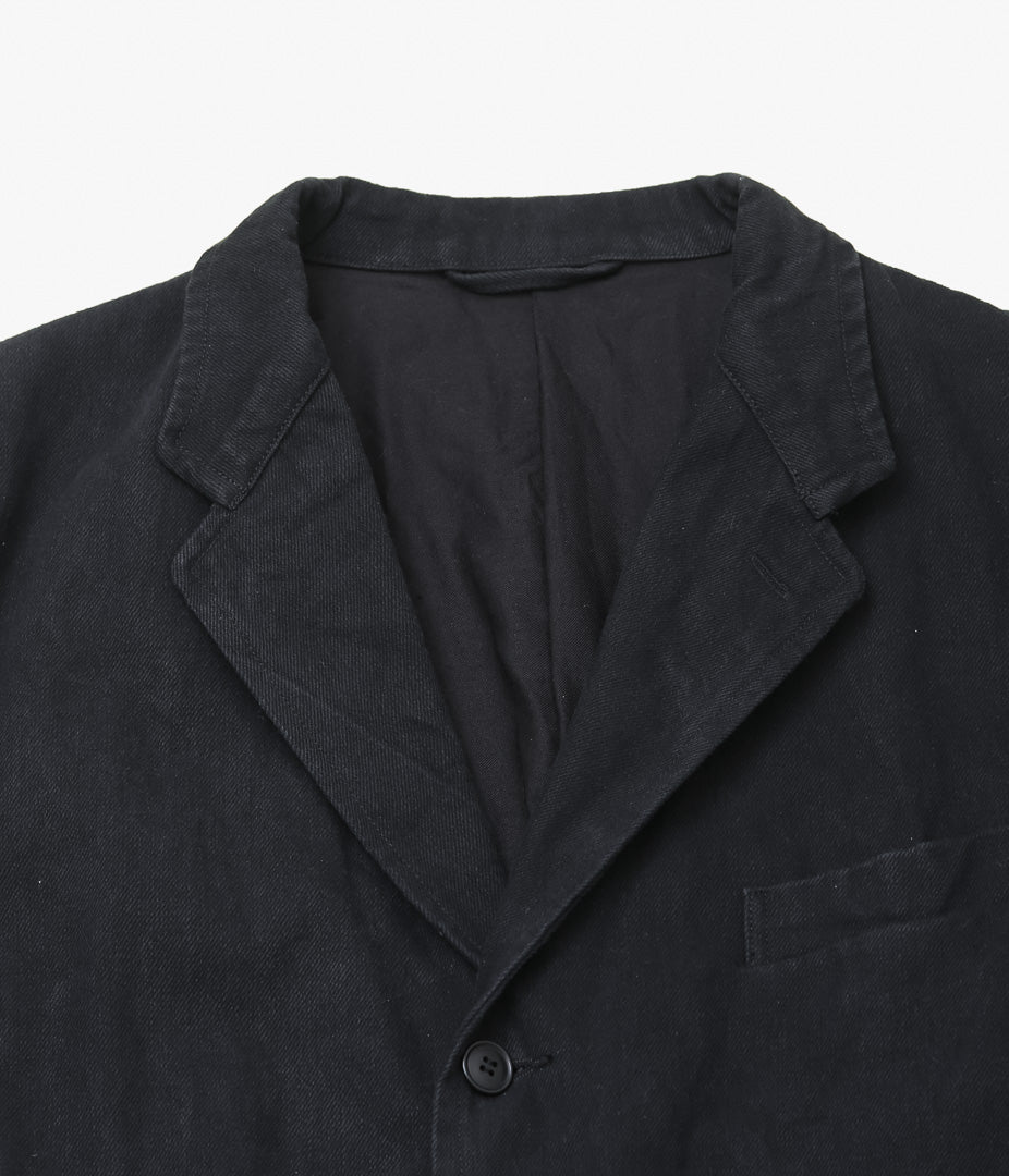 COMOLI ''블랙 드릴 재킷 ''(BLACK)