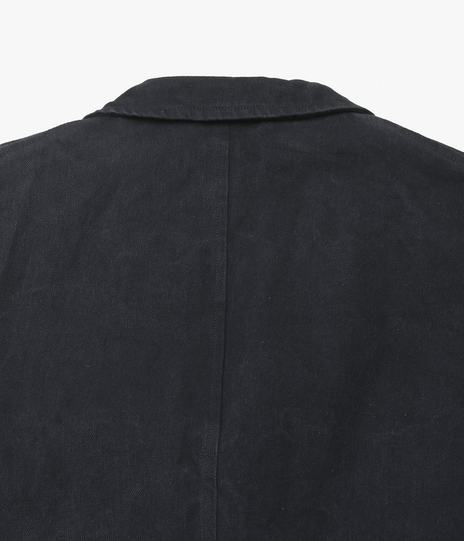 COMOLI ''블랙 드릴 재킷 ''(BLACK)
