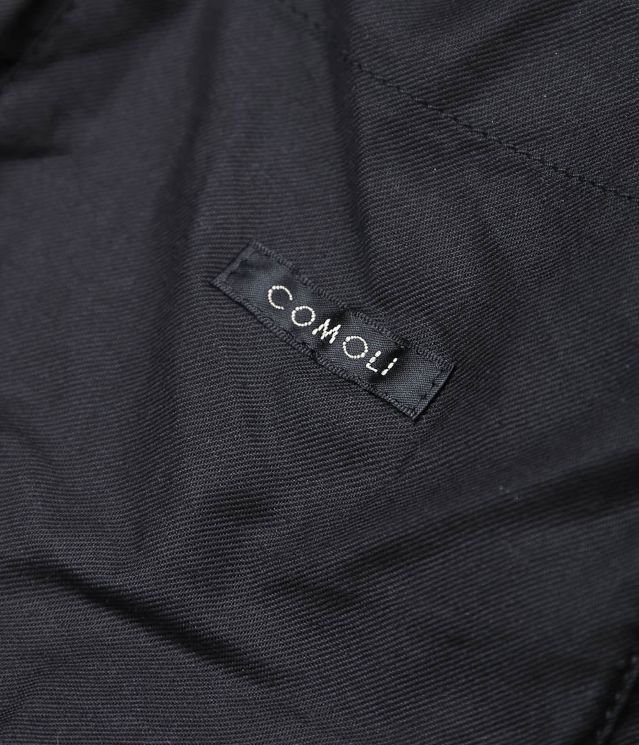 COMOLI ''블랙 드릴 재킷 ''(BLACK)