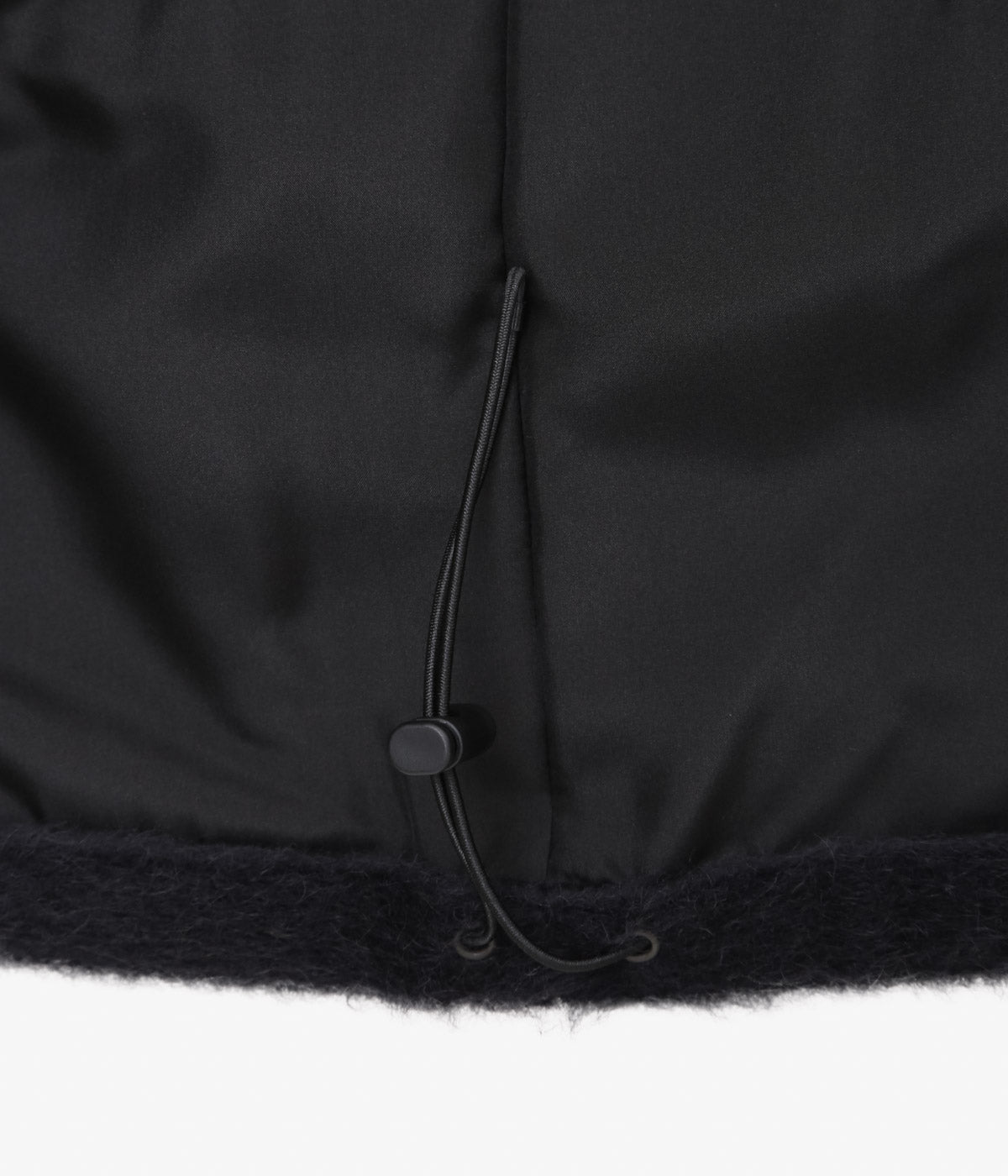 COMOLI Camel Shaggy Jacket (Navy)