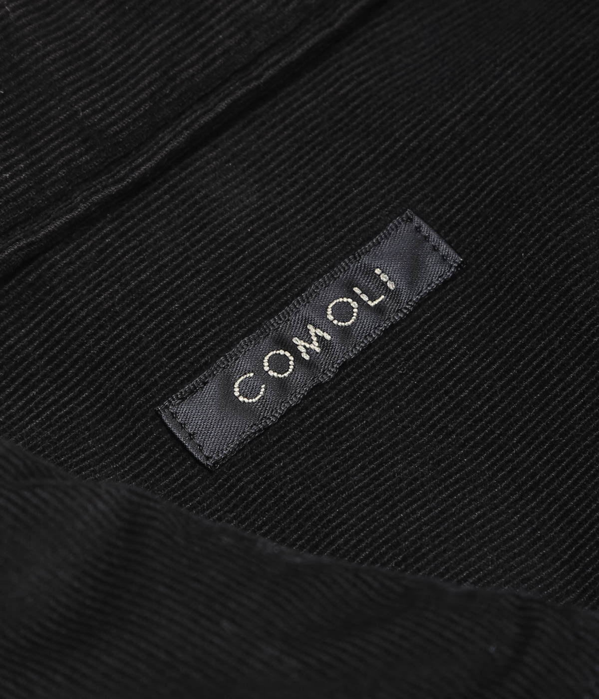 COMOLI ''Corduroy COMOLI shirt'' (BLACK)