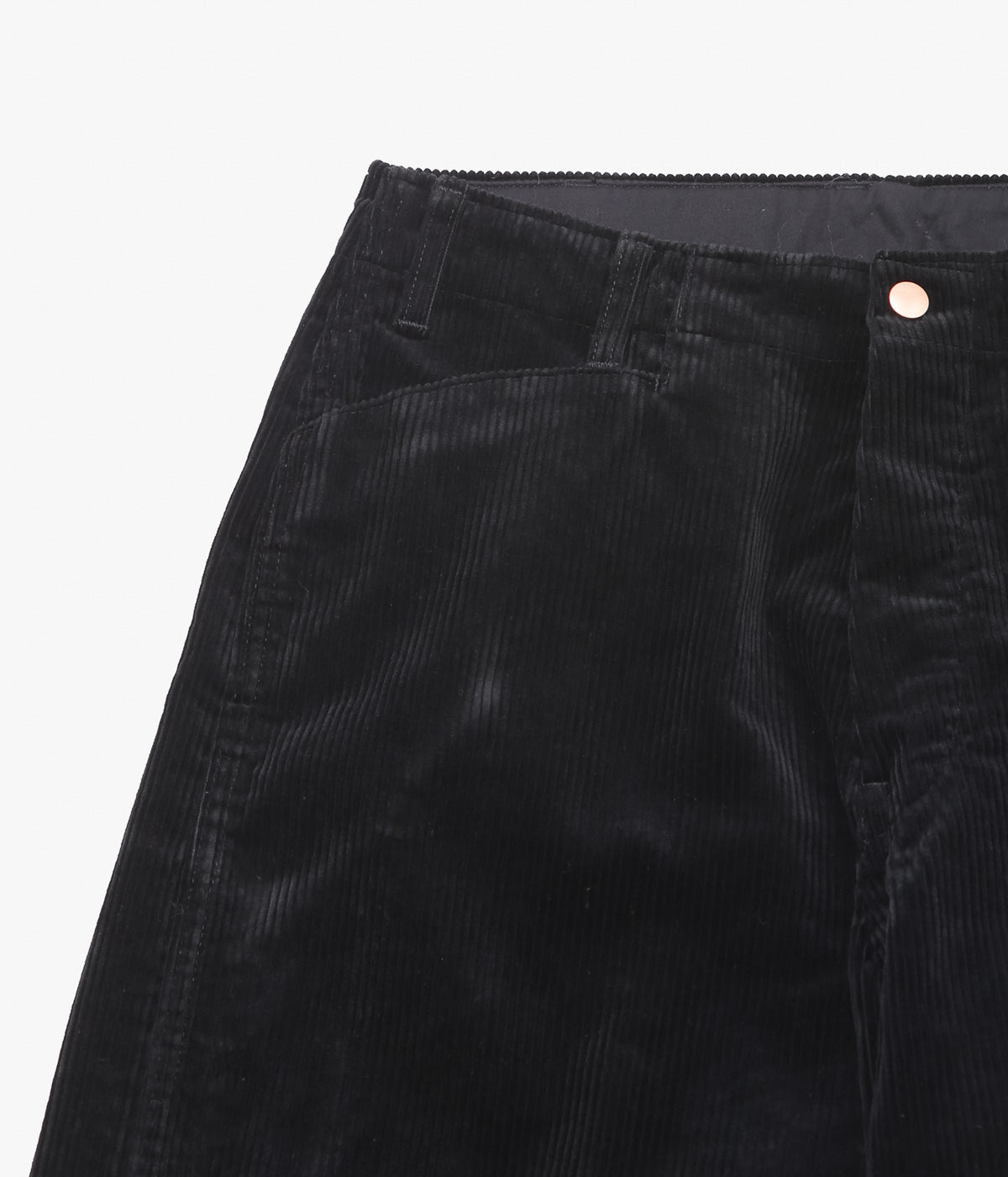 COMOLI Corduroy Work Pants (Black)