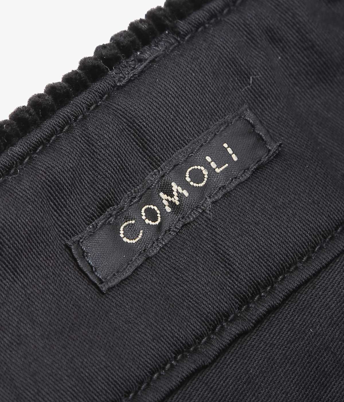 COMOLI Corduroy Work Pants (Black)