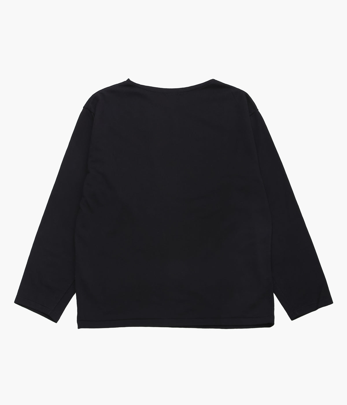COMOLI ''コットン ボートネック'' (BLACK)