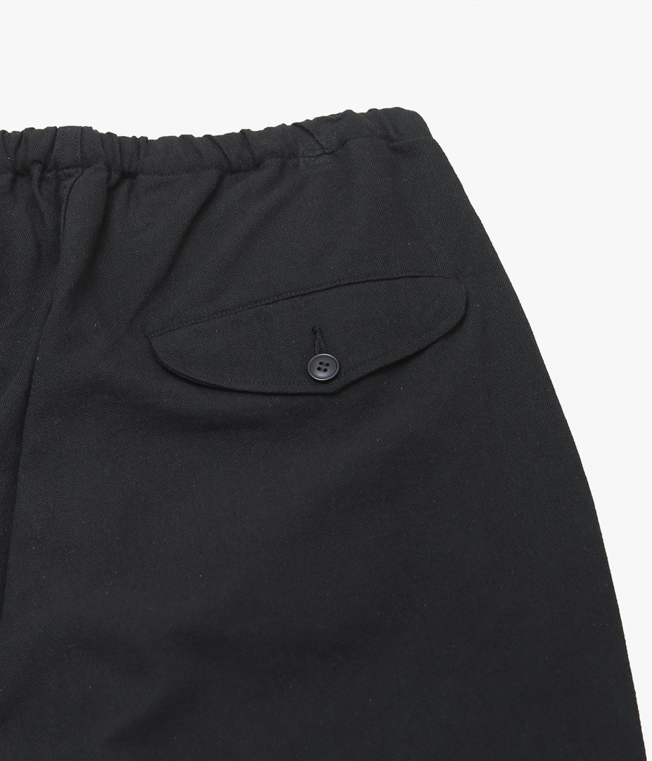 COMOLI ''코튼 닥스 테이퍼 팬츠 ''(BLACK)