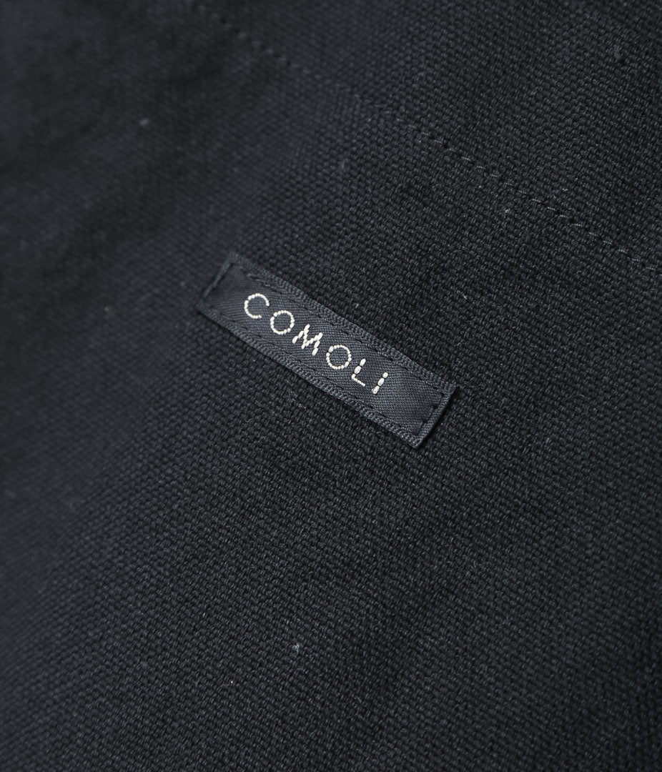 COMOLI ''코튼 닥스 재킷 ''(BLACK)