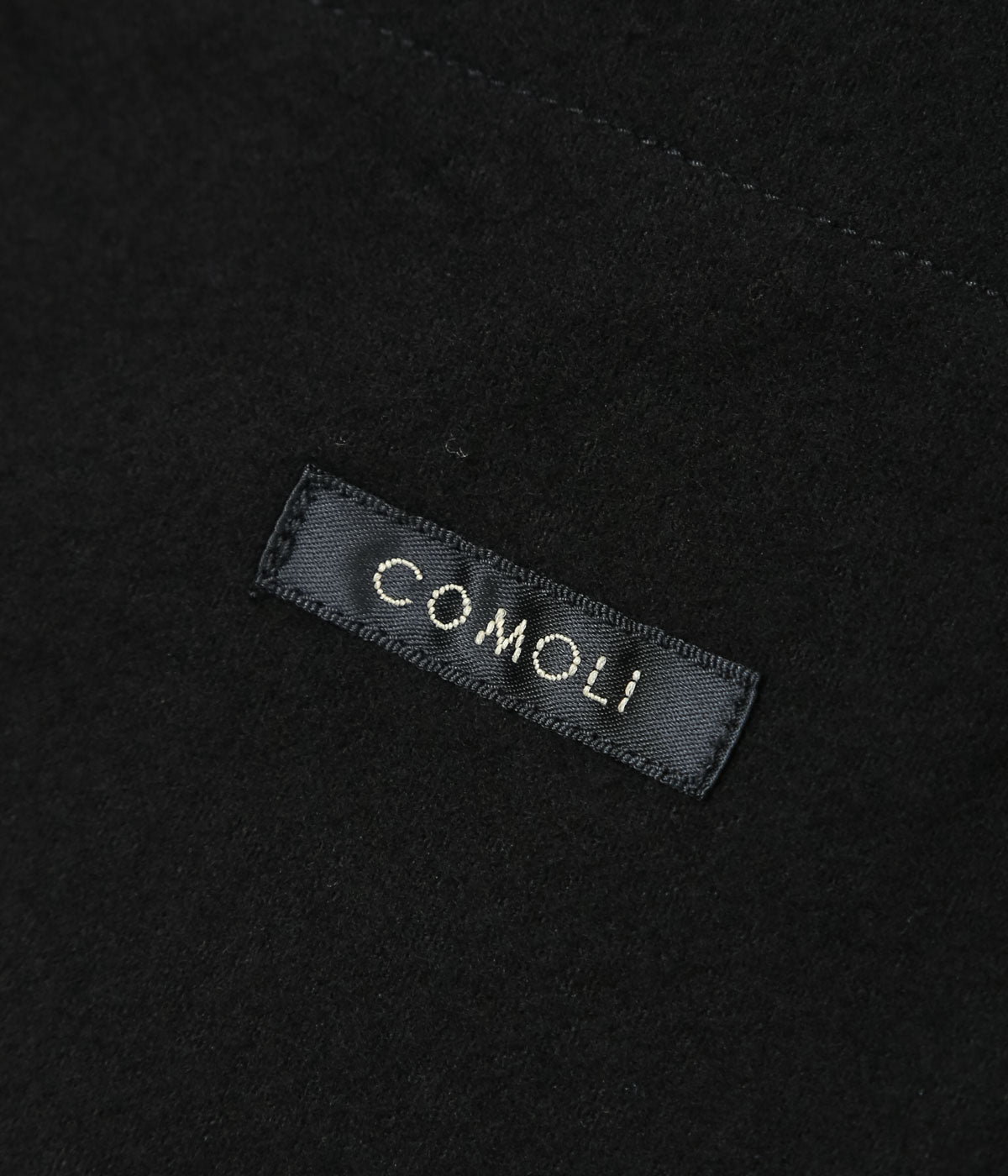 COMOLI ''コットンネル ジャケット'' (BLACK)