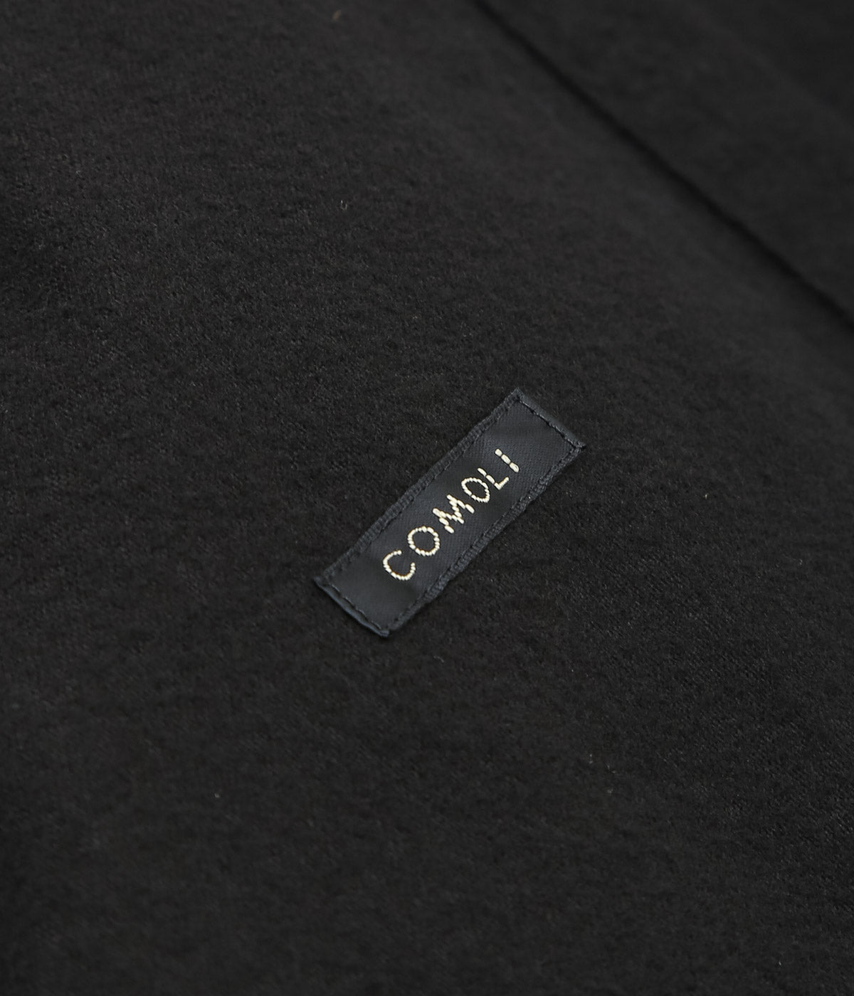 COMOLI ''コットンネル シャツジャケット'' (BLACK)