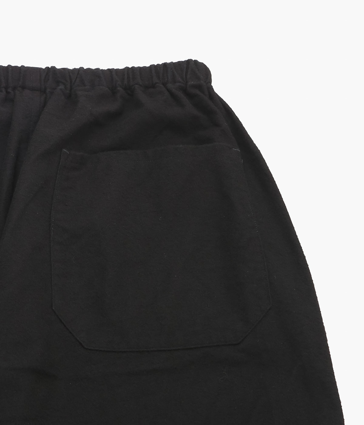COMOLI ''コットンネル テーパードパンツ'' (BLACK)