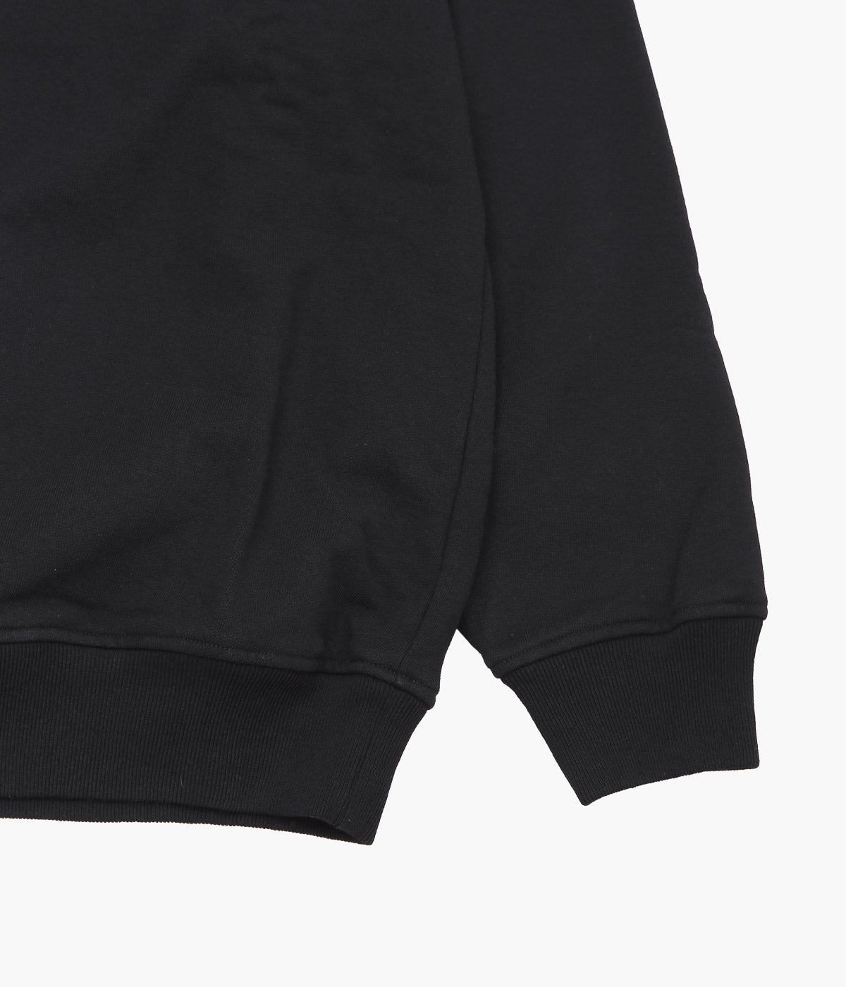 COMOLI ''Cotton fleece crew neck'' (BLACK)