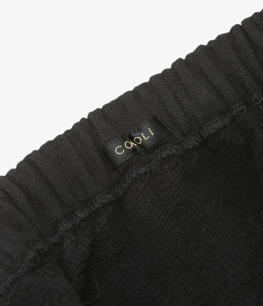 COMOLI ''コットン裏毛 パンツ'' (BLACK)