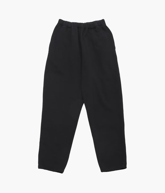 COMOLI ''Cotton fleece pants'' (BLACK)