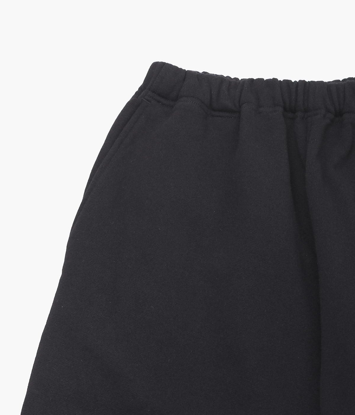 COMOLI ''Cotton fleece pants'' (BLACK)