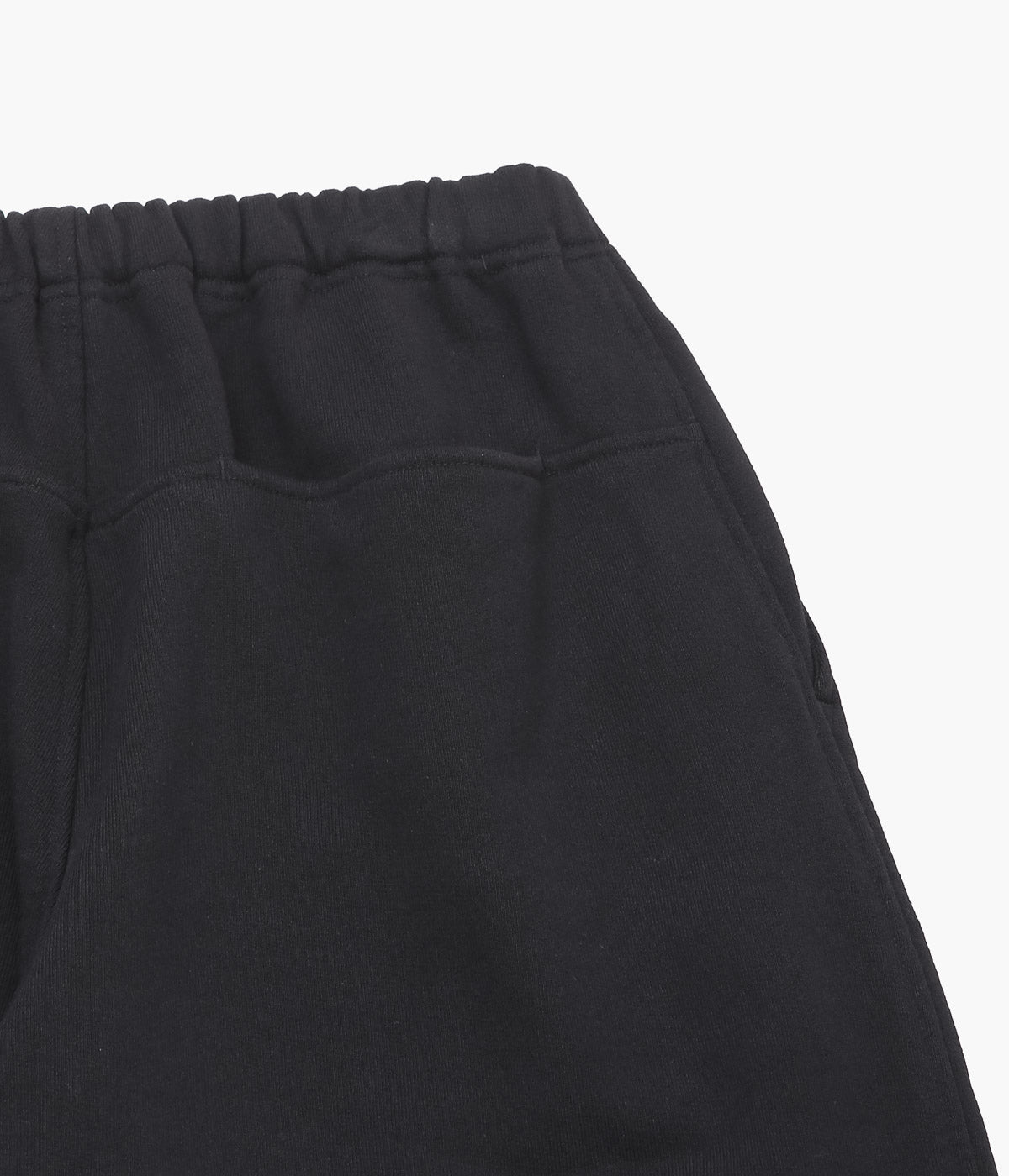 COMOLI ''Cotton fleece pants'' (BLACK)
