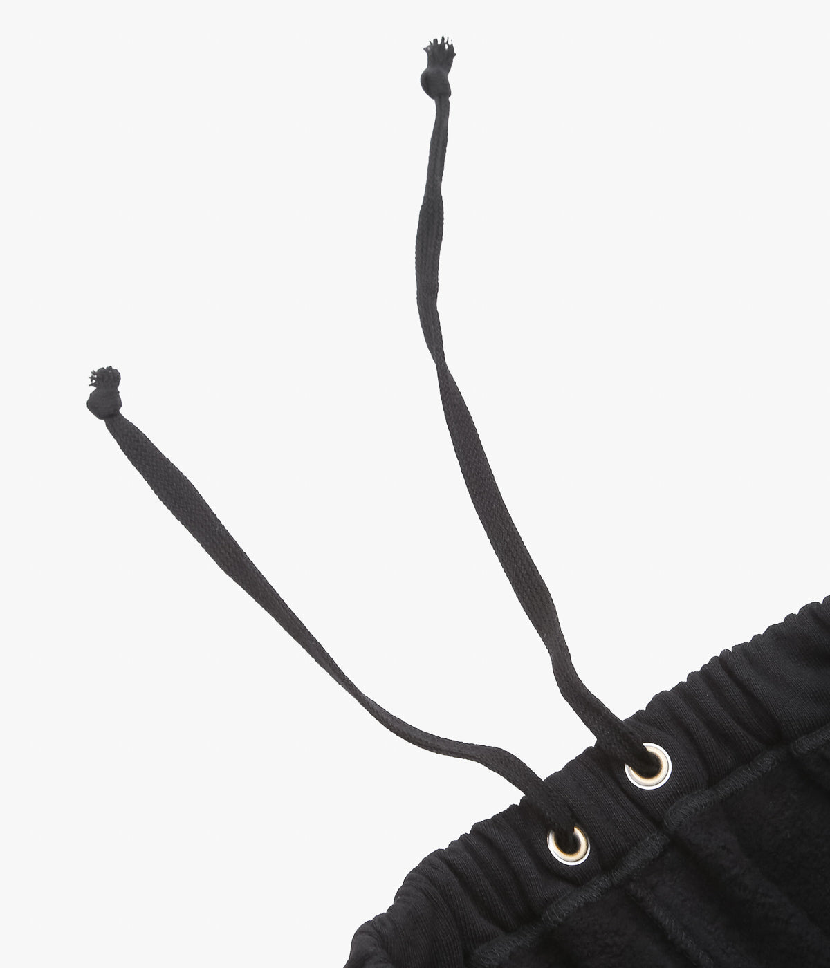 COMOLI ''Cotton fleece pants'' (BLACK)