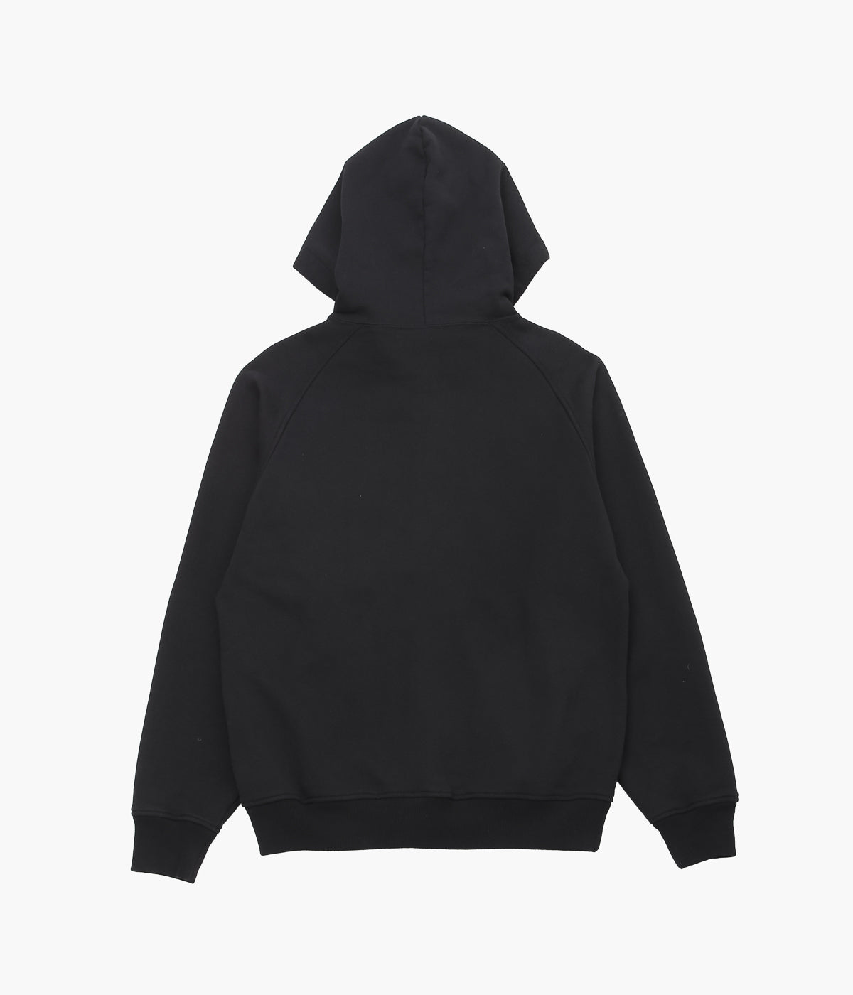 COMOLI ''Cotton fleece zip parka'' (BLACK)