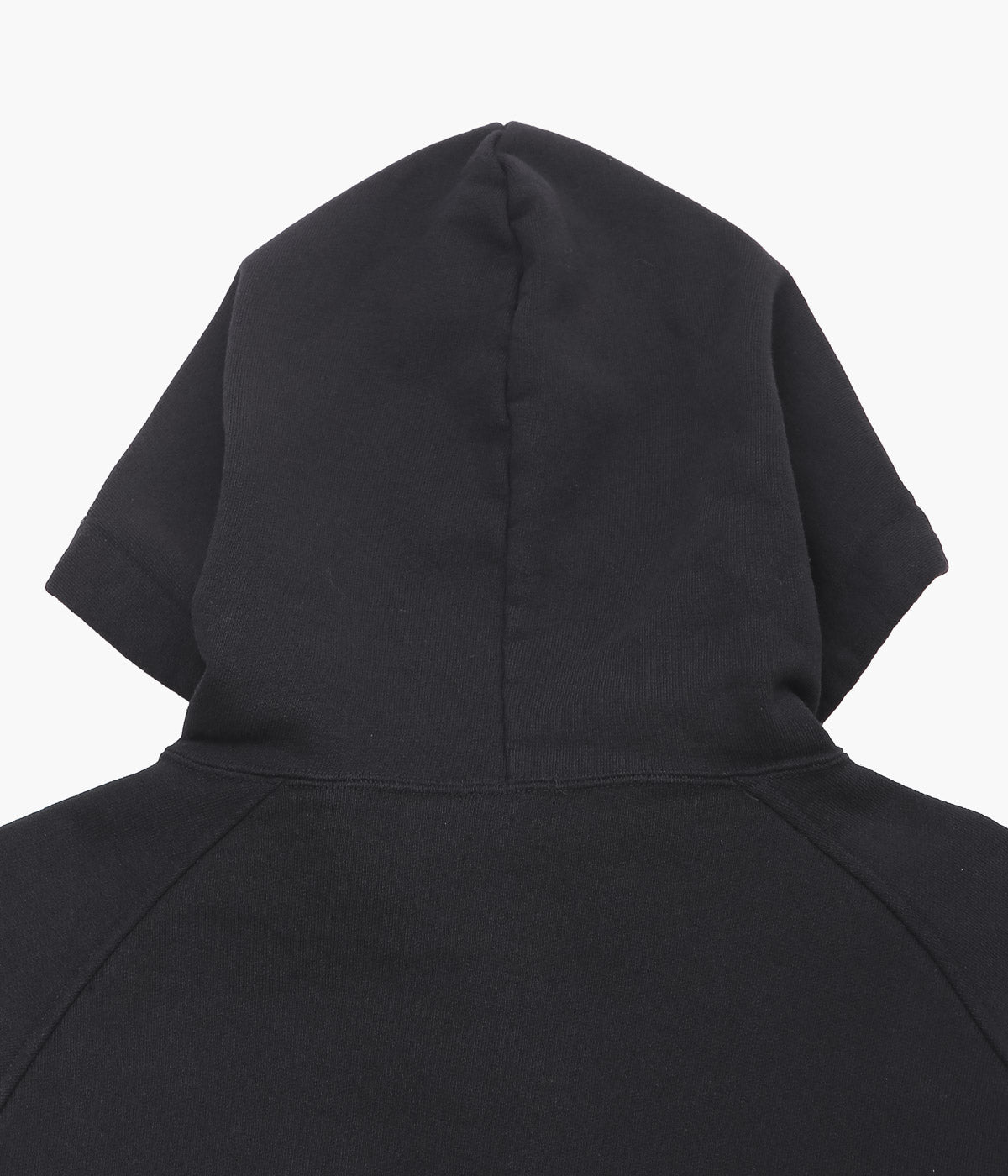 COMOLI ''Cotton fleece zip parka'' (BLACK)