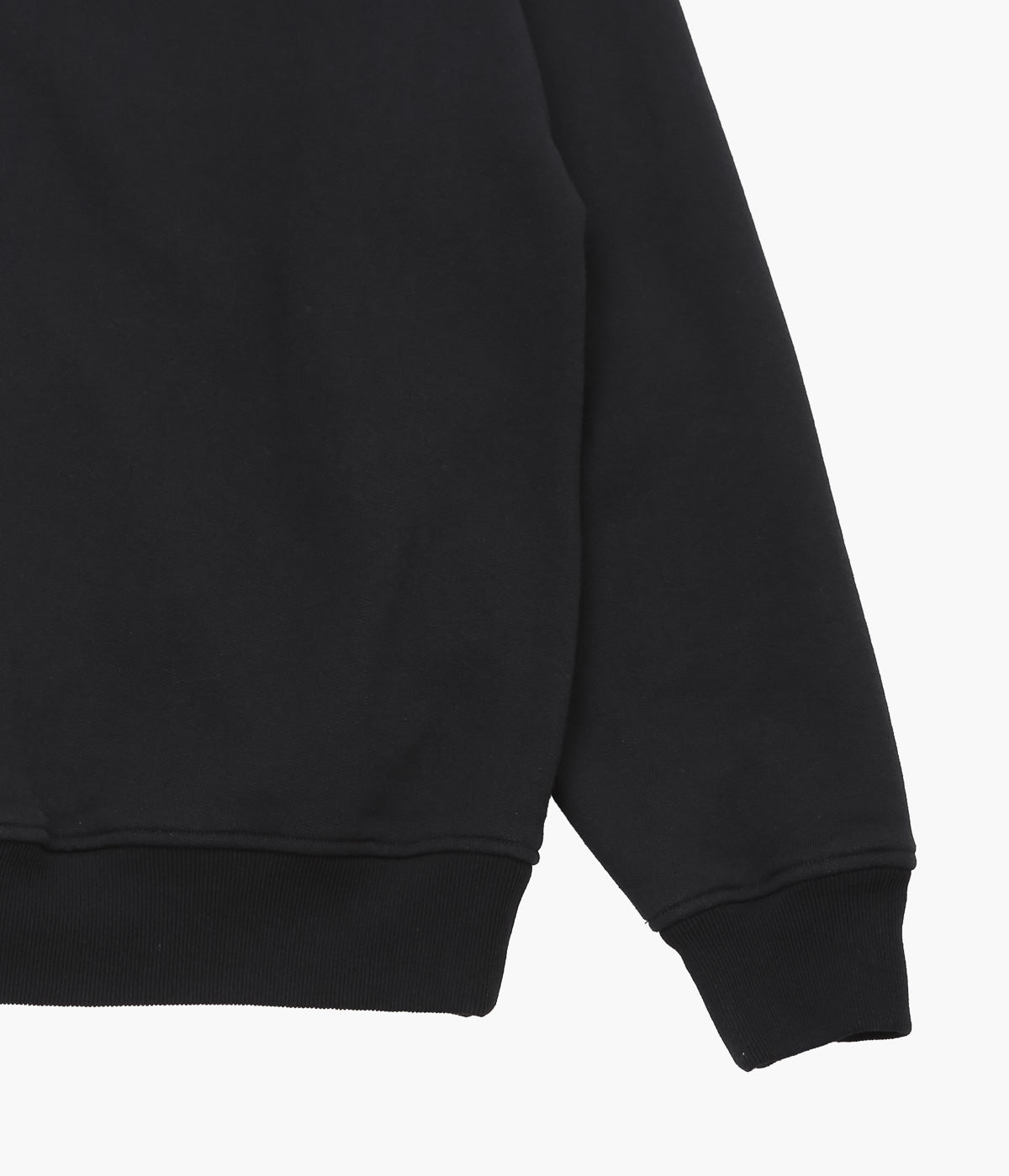 COMOLI "Cotton Fleece Zip Hoodie" (BLACK)