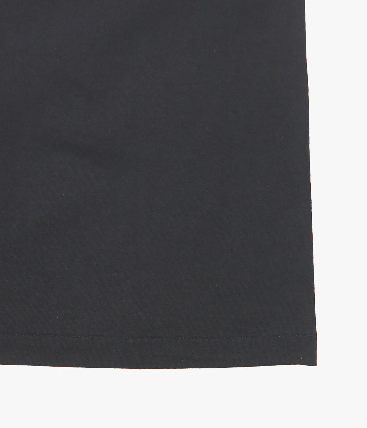 COMOLI ''코튼 저지 반팔 티셔츠 ''(BLACK)