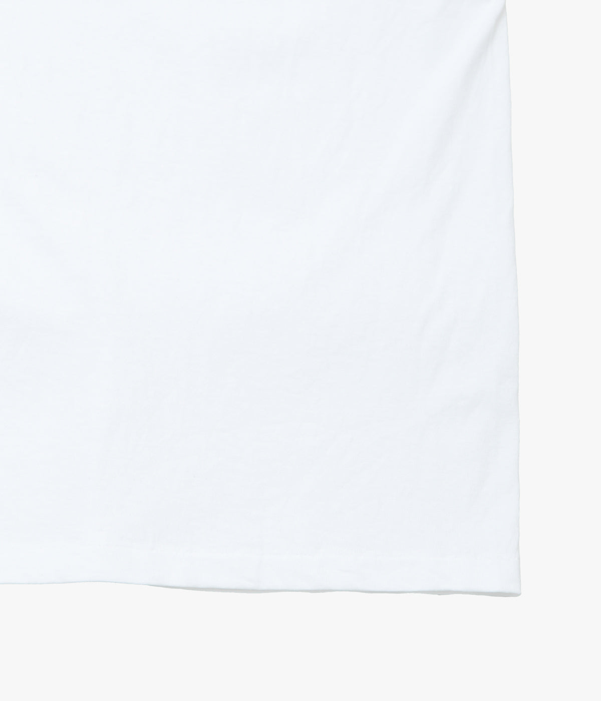COMOLI ''コットンジャージ 半袖Tシャツ'' (WHITE)