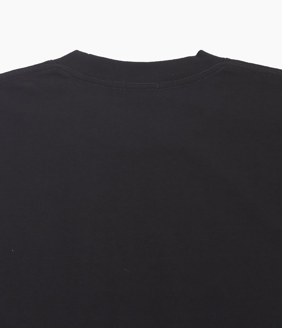 COMOLI ''코튼 저지 반팔 티셔츠 ''(BLACK)