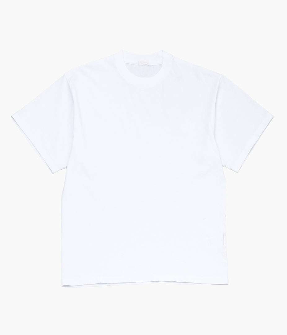 COMOLI ''Cotton jersey short sleeve T-shirt'' (WHITE)