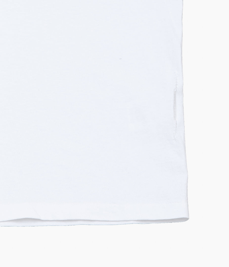 COMOLI ''Cotton jersey short sleeve T-shirt'' (WHITE)