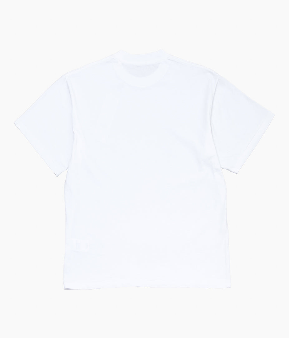 COMOLI ''Cotton jersey short sleeve T-shirt'' (WHITE)